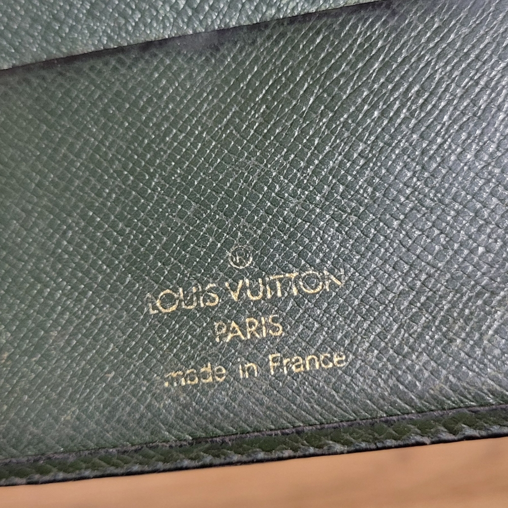 Louis Vuitton Green Leather Wallet